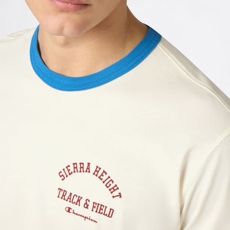 Champion Ringer Erkek Krem T-Shirt