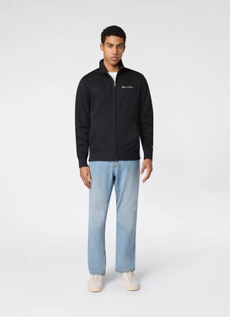 Champion 222167-KK001 Full Zip Sweatshirt Siyah Erkek Zip Ceket