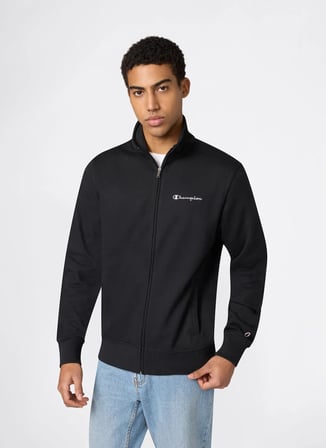 Champion 222167-KK001 Full Zip Sweatshirt Siyah Erkek Zip Ceket