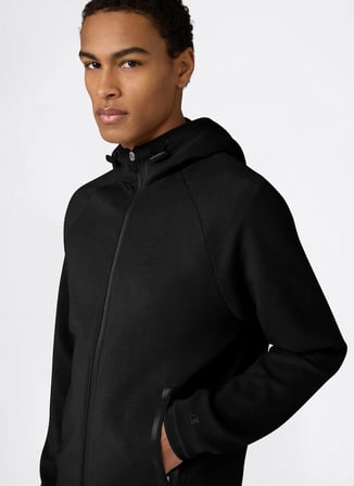 Champion 222373-KK001 Hooded Full Zip Sweats Siyah Erkek Zip Ceket