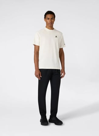 Champion 222374-YS084 SS Tee Krem Erkek T-Shirt