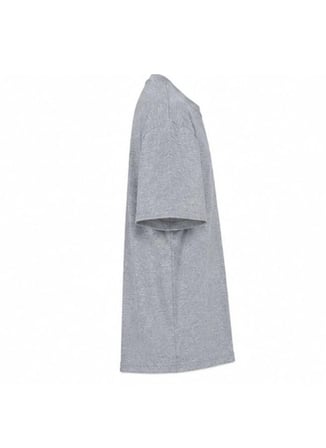 Champion 222392-EM021 Crewneck T-Shirt Gri Yuvarlak Yaka Düz Erkek T-Shirt