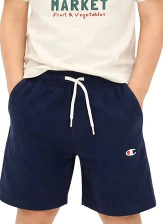 Champion Lacivert Erkek Çocuk Baskılı Şort Takım 307591-YS084-GRY GRAPHIC GALLERY