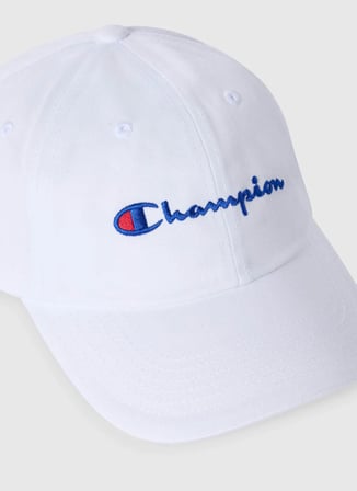 Champion 806242-WW001 Baseball Cap Beyaz Logo Baskılı Unisex Şapka