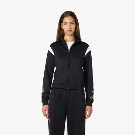 Champion Full Zip  Kadın Siyah Sweatshirt
