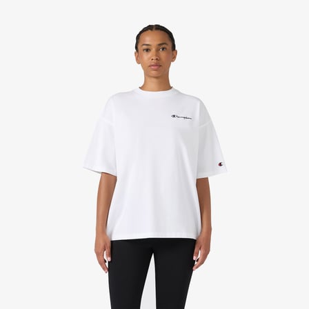 Champion Ss  Kadın Beyaz T-Shirt