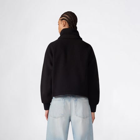 Champion Full Zip  Kadın Siyah Sweatshirt