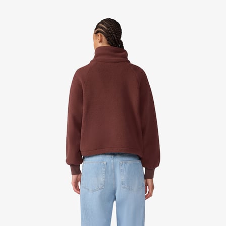 Champion Full Zip  Kadın Kahverengi Sweatshirt