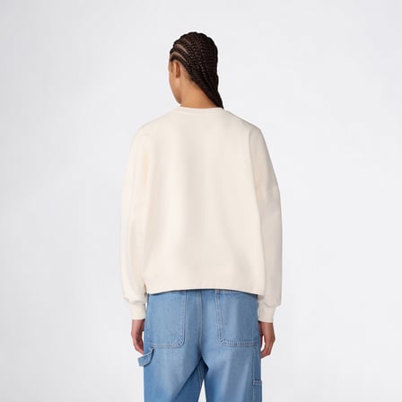 Champion Crewneck  Kadın Krem Sweatshirt