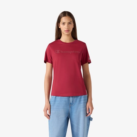 Champion Short Sleeve  Kadın Kahverengi T-Shirt