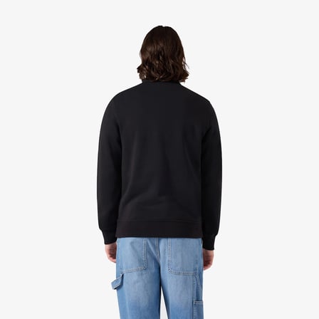 Champion Half Zip  Erkek Siyah Sweatshirt