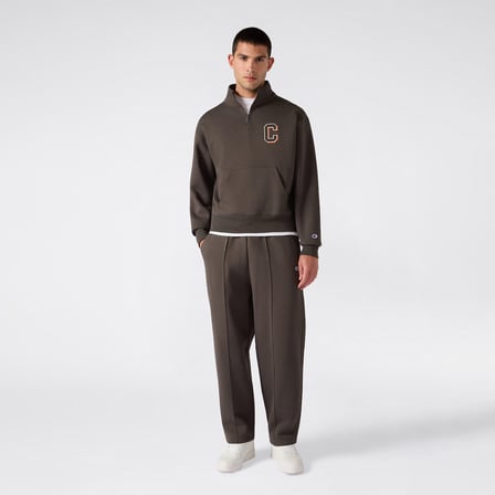 Champion Half Zip  Erkek Yeşil Sweatshirt