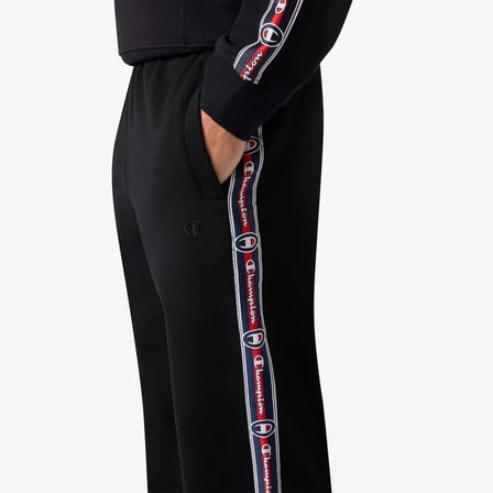 Champion Elastic Cuff  Erkek Siyah Eşofman Altı