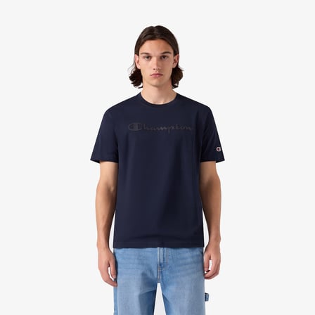 Champion Short Sleeve  Erkek Lacivert T-Shirt