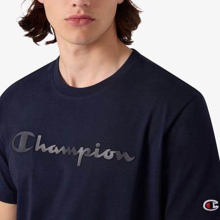 Champion Short Sleeve  Erkek Lacivert T-Shirt