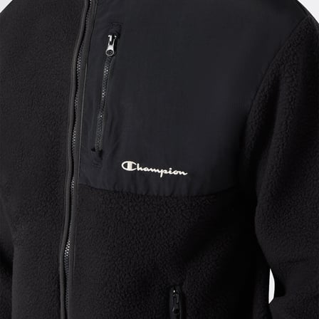 Champion Full Zip Top Erkek Siyah Sweatshirt