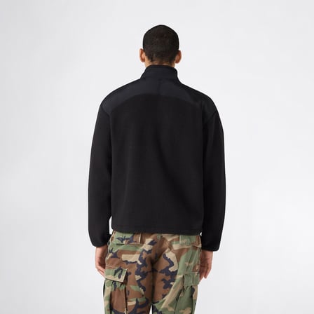 Champion Full Zip Top Erkek Siyah Sweatshirt