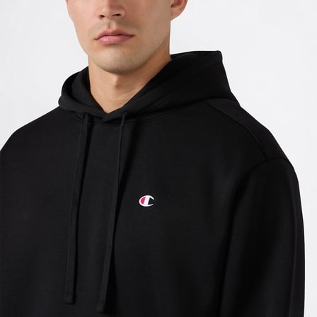 Champion Hooded  Erkek Siyah Sweatshirt