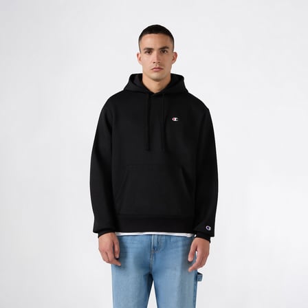 Champion Hooded  Erkek Siyah Sweatshirt