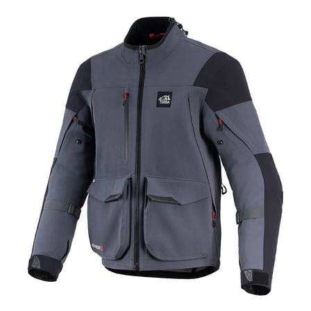 Alpinestars Maxdura DS XF Korumalı Motosiklet Montu Koyu Gri  Siyah