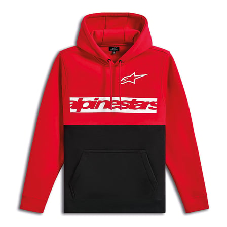 Alpinestars Parallel Hoodie Kapüşonlu Sweatshirt Kırmızı  Siyah