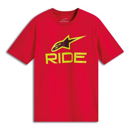 Alpinestars RIDE 4 CSF Tişört Kırmızı  Sarı