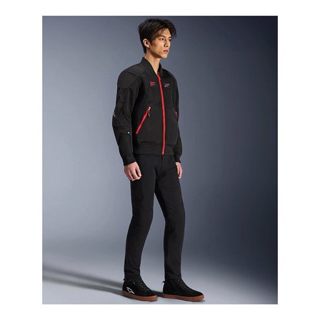 Alpinestars Flight Air Korumalı Motosiklet Montu Siyah  Kırmızı