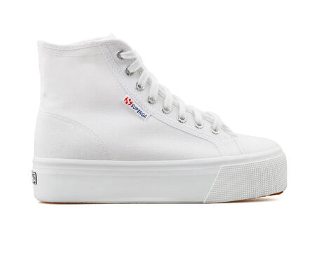 Superga 2708 Hi Top Kadın Günlük Ayakkabı S41273W-901-SP Beyaz