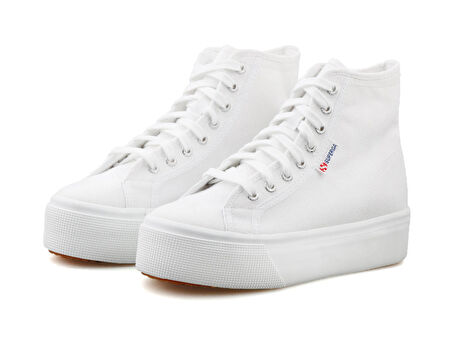 Superga 2708 Hi Top Kadın Günlük Ayakkabı S41273W-901-SP Beyaz