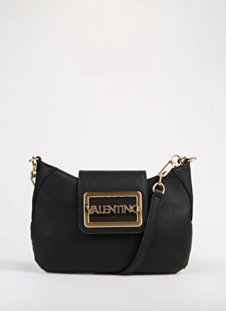 Valentino Siyah Kadın 30,5x30,5x21 cm Omuz Çantası VBS7R102550