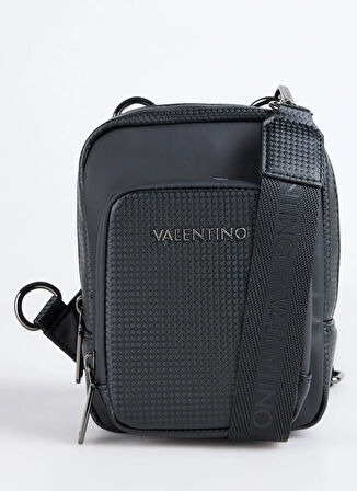 Valentino Siyah Erkek Postacı Çantası COSMOS