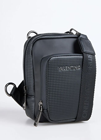 Valentino Siyah Erkek Postacı Çantası COSMOS