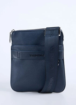 Valentino Lacivert Erkek Postacı Çantası LANDON