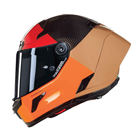 Nolan X-804 RS Blocco 349 Karbon Kapalı Kask