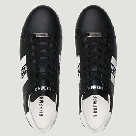 Erkek Sneaker ( Günlük) 19134/CP B BKKU Bikkembergs 64039996 SCARPA UOMO MICROFIBER Nero