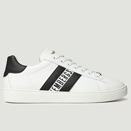 Erkek Sneaker ( Günlük) 19134/CP A BKKU Bikkembergs  64039996 SCARPA UOMO MICROFIBER Bianco