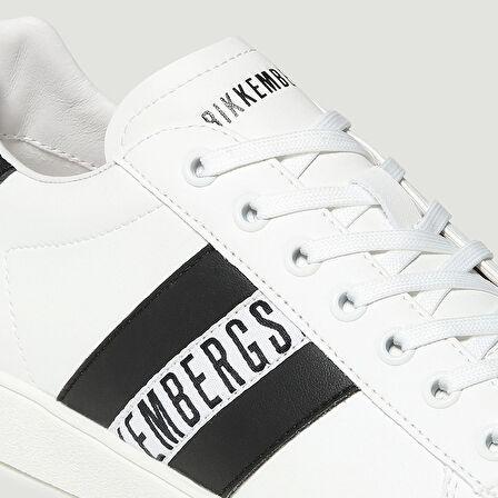 Erkek Sneaker ( Günlük) 19134/CP A BKKU Bikkembergs  64039996 SCARPA UOMO MICROFIBER Bianco