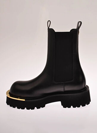 Roberto Cavalli Deri Siyah Kadın Bot NATHAN W