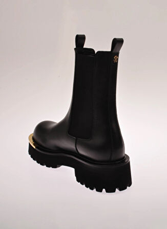 Roberto Cavalli Deri Siyah Kadın Bot NATHAN W