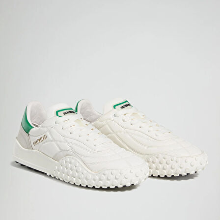 Erkek Sneaker ( Günlük) 27116/CP B BKKU Bikkembergs  64039996 Nappa White/Nappa Green