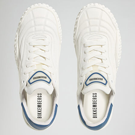 Erkek Sneaker ( Günlük) 27116/CP C BKKU Bikkembergs  64039996 Nappa White/Nappa Navy