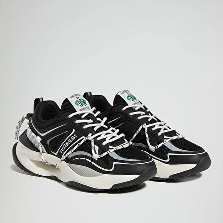 Erkek Sneaker ( Günlük) 27118/CP I  BKKU Bikkembergs 64029996 Suede Black/Tec Black