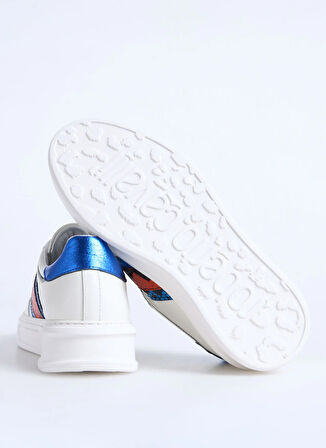 Roberto Cavalli Beyaz - Mavi Kadın Sneaker 27608