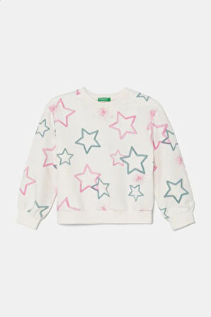 Kız Bebek Sweatshirt - Ekru | 4-5