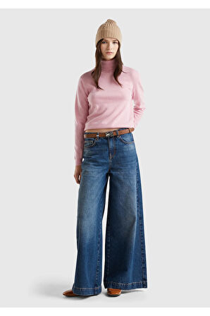 United Colors Of Benetton Kadın / Kız Pembe Kazak (Model Kodu: 124A1002D2348 )