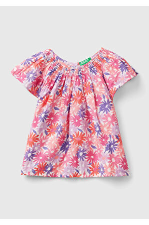 United Colors Of Benetton Kadın / Kız Mavi Bluz (Model Kodu: 224P5Mrxgq023 )