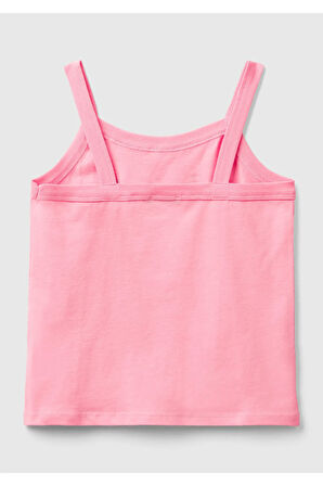 United Colors Of Benetton Kadın / Kız Pembe Tişört (Model Kodu: 224P3I1Xch01E )