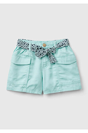 United Colors Of Benetton Kadın / Kız Mavi Şort (Model Kodu: 224P4Sexg9023 )
