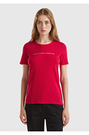 United Colors of Benetton Kadın Kırmızı Tişört Model Kodu: 124P3GA2E16A2