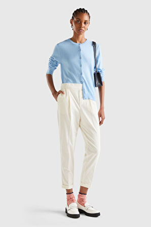 United Colors Of Benetton Kadın / Kız Ekru Pantolon (Model Kodu: 4Ha2556K4 )